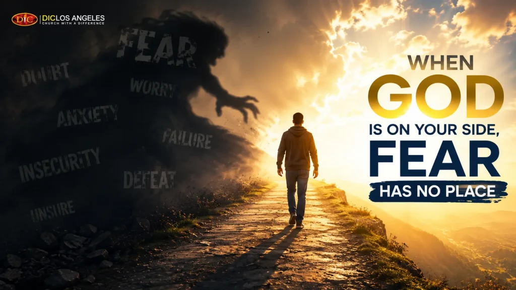 When God Is On Your Side, Fear Has No Place